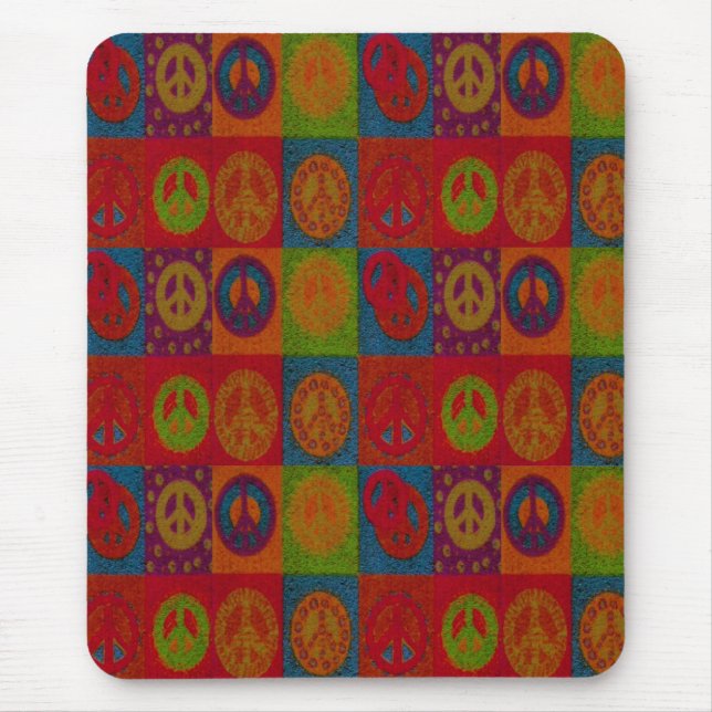 Sinais de Paz Selvagens - Mousepad (Frente)
