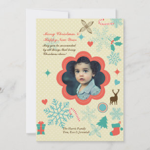 Sinais do Cartão de Férias de Natal