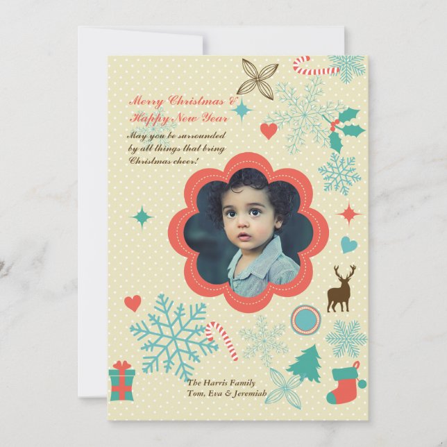 Sinais do Cartão de Férias de Natal (Frente)