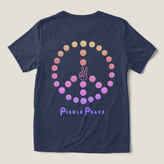 sinal colorido de paz multi-bola (Verso do Design )