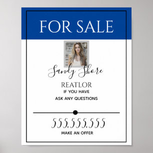 Sinal da Casa para Venda Imobiliário, Real Poster
