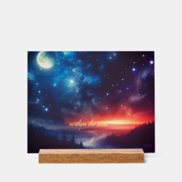 Sinal de Acrílico VTVB-WITHINTHESTARS-AS