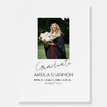 Sinal de Assinatura de Convidado de Formatura em F