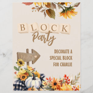Sinal de Atividade do Bloco de Aniversário da Pequ