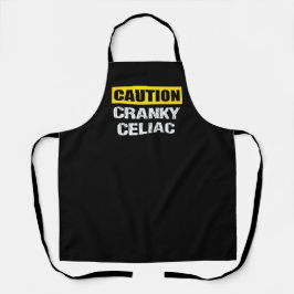 Sinal de Aviso de Celiac Engraçado de Causa