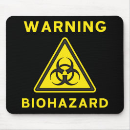 Sinal de aviso Mousepad do Biohazard