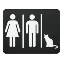 Sinal de Banho Gato