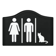 Sinal de Banho Gato