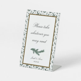 Sinal de Banhroom Personalizável no Pine