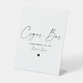 Sinal de Bar de Caligrafia Moderna Sinal de Casame