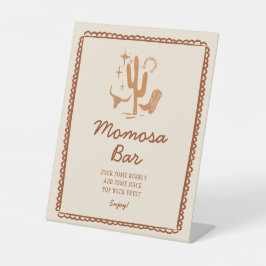 Sinal de Bar Momosa Chá de fraldas Ocidental do Co