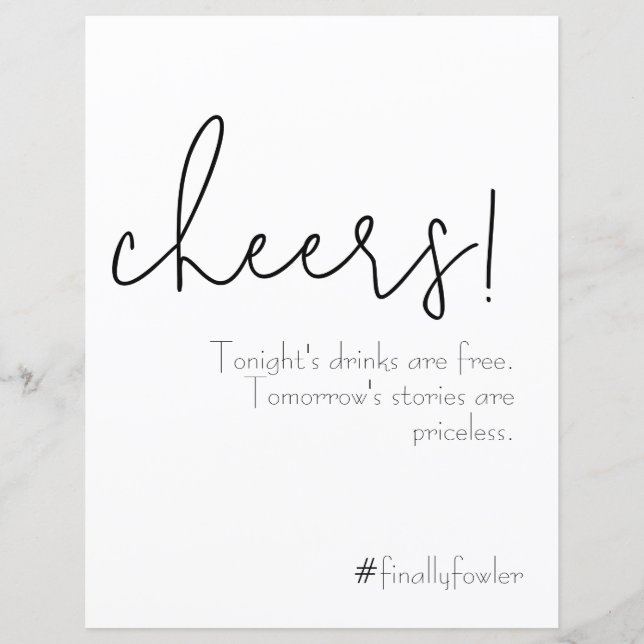 Sinal de Bar Simplesmente Aberto (Frente)