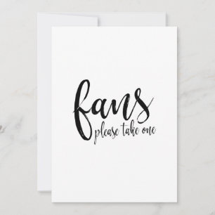 Sinal de Barato de Caligrafia de Ventiladores de C