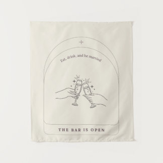 Sinal de Barra de Casamento Tapeçaria