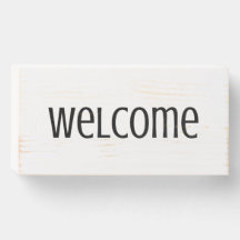 Sinal de boas-vindas