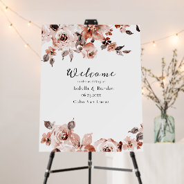 Sinal de boas-vindas da Sienna Floral