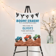 Sinal de Boas-Vindas de Aniversário de Carros Colo