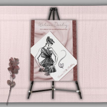 Sinal de Boas-Vindas de Couture Fashionably Fifty