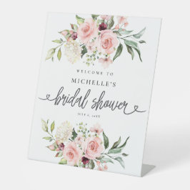 Sinal de Boas-vindas do Chá de panela Rosa