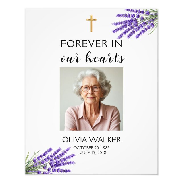 Sinal de Boas-vindas do Funeral de Fotografia da l (Frente)