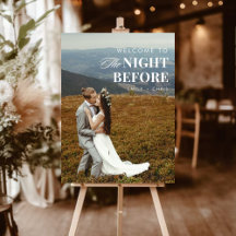 Sinal de boas-vindas do Janto de ensaio de fotogra