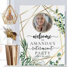 Sinal de boas-vindas do Modern Boho Greenery