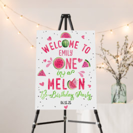 Sinal de boas-vindas do primeiro aniversario de Wa