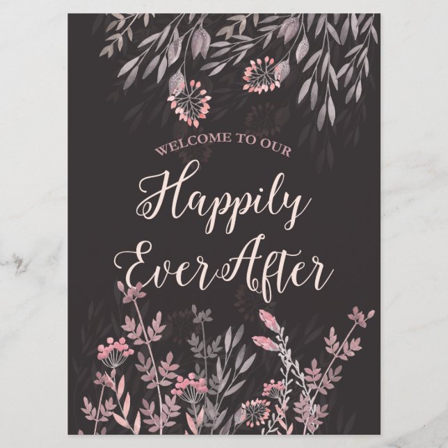 Sinal de boas-vindas do sonho de uma noite de verã (Frente)