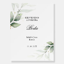 Sinal de Boas-vindas do Verde Espanhol