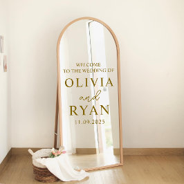 Sinal de Boas-Vinil Decal, Casamento