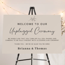 Sinal de Boige Unplugged Ceremony Wedding