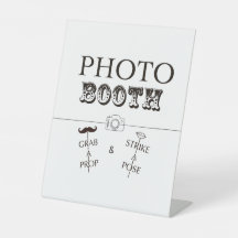 Sinal de Booth de Foto do Partido