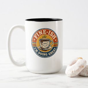 Sinal de Café “Bomzinho” Vintage – Xícara Sorriden