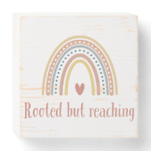 Sinal de caixa de madeira personalizada, mas enrai