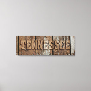 Sinal de canvas da parede russa do Tennessee