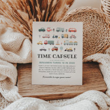 Sinal de Cápsula de Aniversário do Transporte Mode