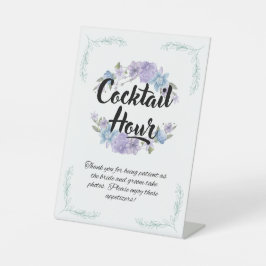 Sinal de Casamento de Hora do Cocktail