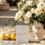 Sinal de Casamento de Vintage Red & Ivory, Estação<br><div class="desc">Com um toque de vintagem quente e tons suaves de vermelho e marfim, este design define um tom de boas-vindas para sua celebração.Personalize este sinal elegante, clique em "Detalhes". Para mover o texto ou alterar o tamanho, a fonte ou a cor, clique em "Editar usando a Ferramenta de Design". Como...</div>