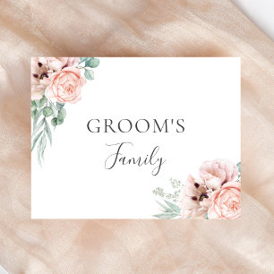 Sinal de Casamento Familiar de Katrina Pink Floral