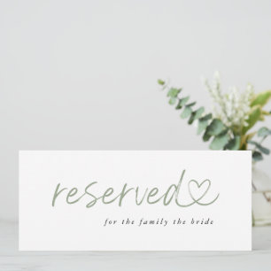 Sinal de Casamento Reservado Minimalista Moderno