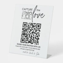 Sinal de Código QR de Casamento | Sinal de Casamen