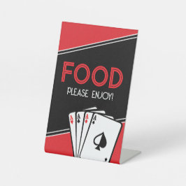 Sinal de Comida do partido Casino Poker