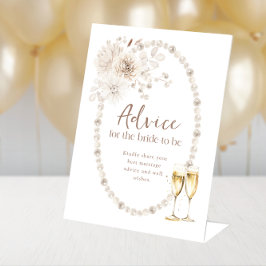 Sinal de Conselho de Chá de Noiva