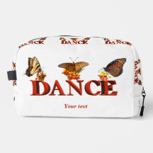 Sinal de dança personalizado com borboletas