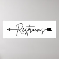 Sinal de direção da restauração à esquerda, Poster