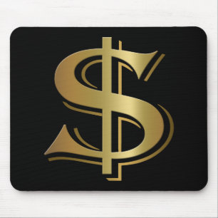 Sinal de dólar Mousepad