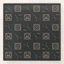 Sinal de Estrela de Astrologia do Cancer Zodioco P