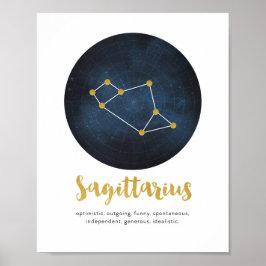 Sinal de estrela Sagittarius impressão