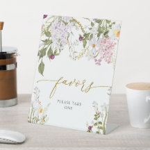 Sinal de Favoritos ao Chá de Flores Selvagens do P