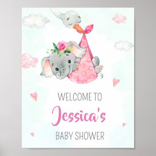 Sinal de festa de boas-vindas da loja poster de el